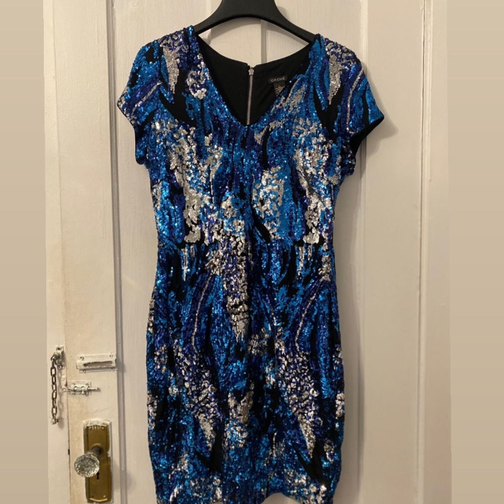 Cache sequin dress